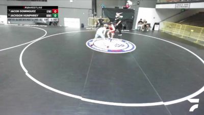 All Cadet Boys Freestyle Lower - 126 lbs Cons. Round 7 - Jacob Dominguez, Elite Force Wrestling Club vs Jackson Humphrey, High Desert Wrestling Club