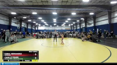 68 lbs Round 4 - Camille Fisher, Glenns Ferry Wrestling Club vs Coral Hernandez, Homedale