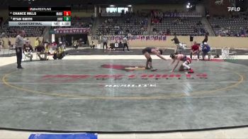 150 lbs Quarterfinal - Ryan Smith, Johnson Central vs Chance MIlls, Madison Central
