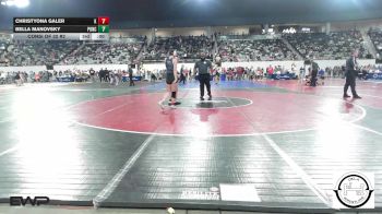 123 lbs Consi Of 32 #2 - Kinlee Stone, Sallisaw Lady Black Diamonds vs Katie Garcia, Mannford Pirate Youth Wrestling