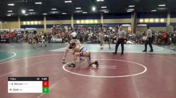 Match - Aidan Munoz, Temecula Valley High School vs Walker Dyer, Big Sports Academy