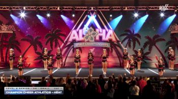 Champion Cheer Athletics - Heat [2026 L2 Senior - D2 - Small Day 1] 2026 Aloha Portland Showdown