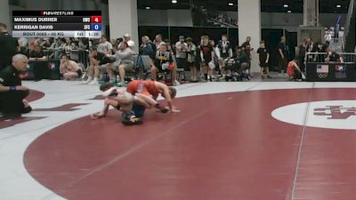 48 kg Cons. Sub-rd Of 32 - Maximus Durrer, Oakdale Wrestling Club vs Kerrigan Davis, Seasons Freestyle Club