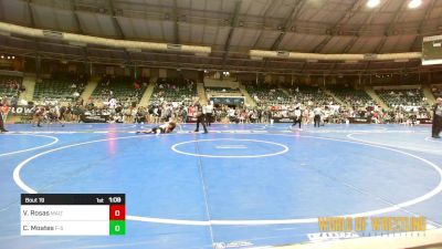 135 lbs Round Of 32 - Vincent Rosas, Maize Wrestling Club vs Caleb Moates, F-5 Grappling