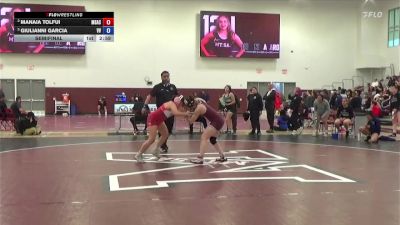 138 lbs Semifinal - Giulianni Garcia, Unattached vs Manaia Tolfui, Mt. San Antonio College