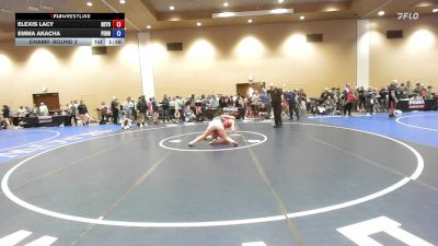 135 lbs Champ. Round 2 - Elexis Lacy, New York vs Emma Akacha, Pennsylvania