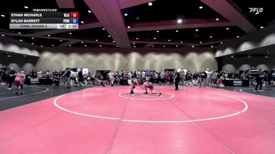 120 lbs Cons. Round 2 - Ethan Michaels, New Jersey vs Dylan Barrett, Pennsylvania