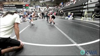 75-83 lbs Quarterfinal - Ayden Barnard, ARDMORE TAKEDOWN CLUB vs Easton Rutledge, Choctaw Ironman