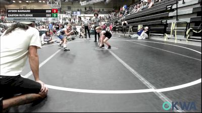 75-83 lbs Quarterfinal - Ayden Barnard, ARDMORE TAKEDOWN CLUB vs Easton Rutledge, Choctaw Ironman