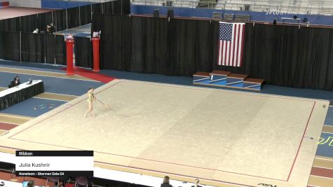 Julia Kushnir - Ribbon - 2021 Rhythmic Elite Qualifier