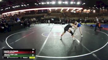 105 lbs Semifinal - Maite Coutinho, Freedom Orlando vs Grace Von Loh, Cleveland