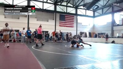 145-162 lbs Champ. Round 1 - Deacon Johnston, Knoxville Jr High vs Jordan Sylvanus, Johnsburg Area Wrestling Club