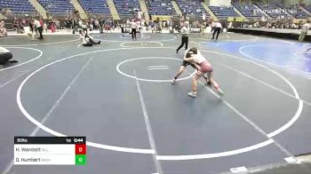 82 lbs Consi Of 4 - Hayden Wambolt, Billings WC vs Quinn Humbert, Marathon WC