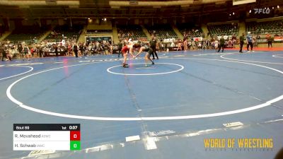 101 lbs Final - Reece Movahead, ADWC vs Hayden Schwab, IAWC