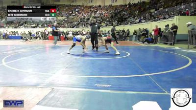 100 lbs Round Of 32 - Barrett Johnson, Pauls Valley Panther Pinners vs Jett Sisemore, Glenpool JH