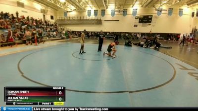 142-145 lbs Round 5 - Julian Salas, Greeley West vs Roman Smith, Central