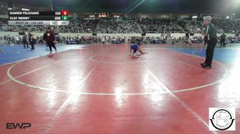 138 lbs Consi Of 8 #1 - Damien Feliciano, Claremore Wrestling Club vs Clay Newby, Ardmore Junior High