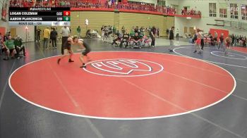 126 lbs Cons. Round 2 - Aaron Plascencia, Evergreen vs Logan Coleman, Cascade