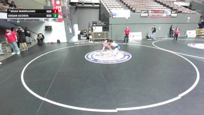 105 lbs 1st Place Match - Toni Escareno, Merced High School Wrestling vs Valeria Rodriguez