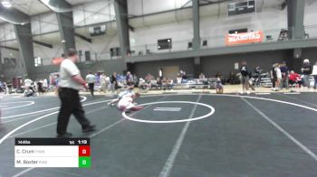 144 lbs Quarterfinal - Connor Crum, Thunder Mountain WC vs Michael Baxter, Punisher Wrestling