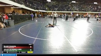 58 lbs Quarterfinal - Myles McGinnis-Lard, Big Game Wrestling Club vs Blake Munson, DC Elite Wrestling