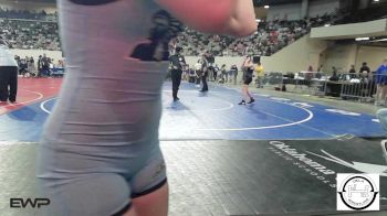 108 lbs Consi Of 32 #1 - Khyla Rumbaugh, Tecumseh vs Miel Rainey, Pryor Tigers Wrestling