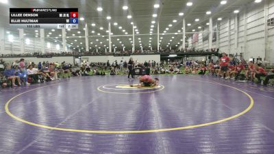 100 lbs Lillee Denson, Michigan Blue vs Ellie Hultman, Wisconsin