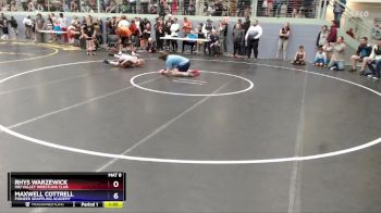 93 lbs Champ. Round 1 - Maxwell Cottrell, Pioneer Grappling Academy vs Rhys Warzewick, Mid Valley Wrestling Club