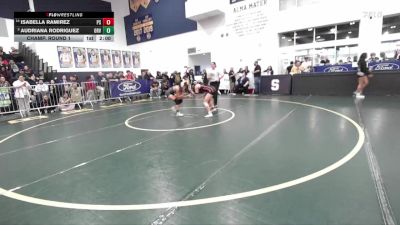 105 lbs Champ. Round 1 - Audriana Rodriguez, Orange Vista vs Isabella Ramirez, Palm Springs