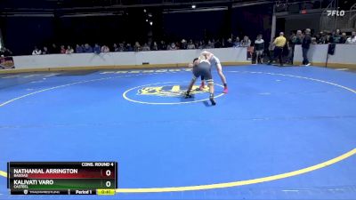 132 lbs Cons. Round 4 - Nathanial Arrington, Bagdad vs Kalivati Varo, Casteel