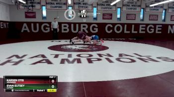 157 lbs Champ. Round 1 - Evan Eutsey, Luther vs Karsen Otis, Augsburg