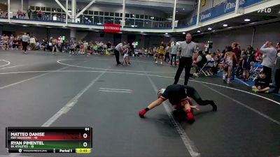 84 lbs Round 1 (8 Team) - Matteo Danise, Mat Assassins vs Ryan Pimentel, 84 Athletes