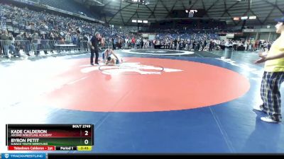 250 lbs Round 2 - Kade Calderon, Ascend Wrestling Academy vs Byron Petit, Ilwaco Youth Wrestling