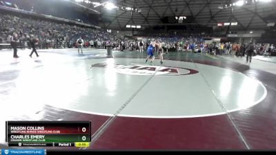 165 lbs Quarterfinal - Charles Emery, Cruiser Wrestling Club vs Mason Collins, Wrestling Rhinos Wrestling Club