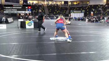 160 lbs Cons. Round 1 - Aalijah Pineda, Emmanuel University vs Isabella Gretzinger, Presbyterian