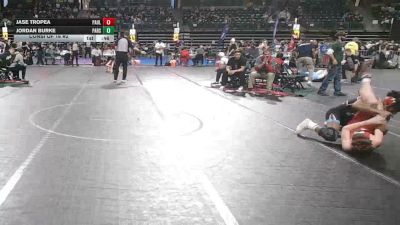 136 lbs Consi Of 16 #2 - Jase Tropea, Paulsboro vs Jordan Burke, Parsippany