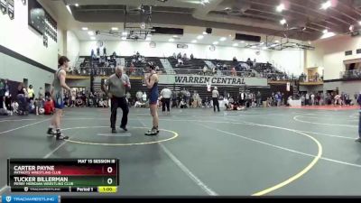 152 lbs Cons. Round 1 - Carter Payne, Patriots Wrestling Club vs Tucker Billerman, Perry Meridian Wrestling Club