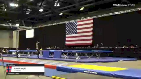 Anne Chapin - Tumbling, Airbendes - 2021 USA Gymnastics Championships