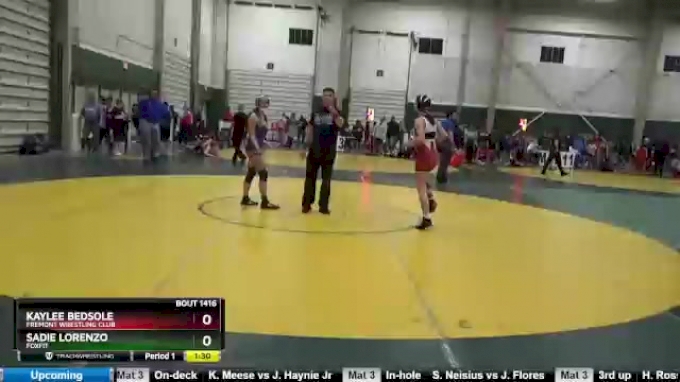 109-118 lbs Quarterfinal - Sadie Lorenzo, FoxFit vs Kaylee Bedsole ...