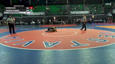 6A 126 lbs Quarterfinal - Jorden Rice, Mae Jemison vs Amonte Fleming, Mortimer Jordan HS