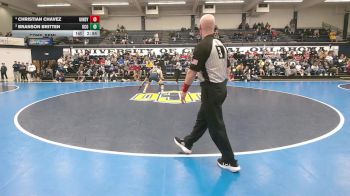 184 lbs Cons. Semi - Christian Chavez, Indianapolis vs Branson Britten, Central Oklahoma