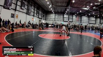 106 lbs Round 3 (6 Team) - Chase Collier, PIT BULL WRESTLING ACADEMY vs Brooks Kraft, GREAT BRIDGE WRESTLING CLUB - GREEN