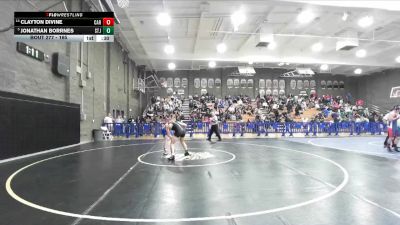 165 lbs Cons. Round 4 - Jonathan Borrnes, St. Joseph vs Clayton Divine, Caruthers