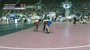 5A 157 lbs Cons. Round 2 - Micah Williams, Valley High School vs Aaron Hollinger, Beauregard HS