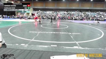 127 lbs Semifinal - Genesis Chavez, CPA Wrestling vs Kamilliah Rice, Florida Elite Wrestling