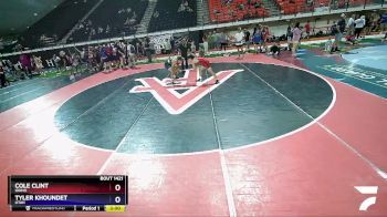 132 lbs Cons. Semi - Cole Clint, Idaho vs Tyler Khoundet, Utah