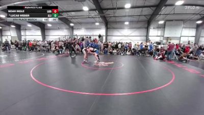 215 lbs 5th Place Match - Noah Ingle, Laramie vs Lucas Weber, Alliance