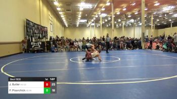 152 lbs Quarterfinal - Jackson Butler, HS The Compound RTC vs Parker Pisarchick, HS Partner Trained