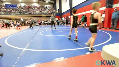 55 lbs Round Of 16 - Vincent Burgo, Team Tulsa Wrestling Club vs Bentlee Egleston, Claremore Wrestling Club