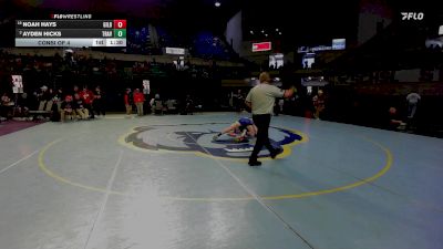 132 lbs Consi Of 4 - Noah Hays, Gilbert vs Ayden Hicks, Travelers Rest